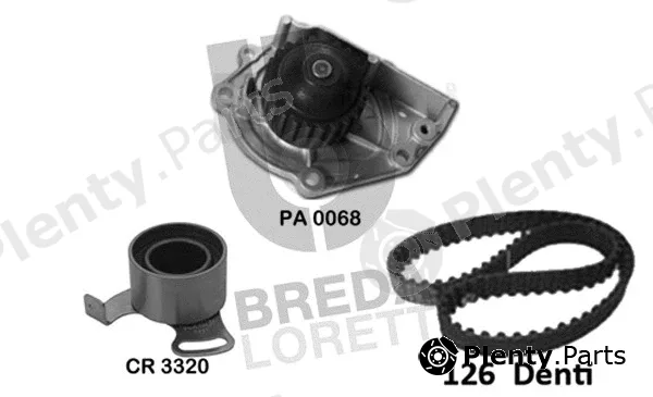 Breda Lorett KPA0410A — Water Pump & Timing Belt Kit