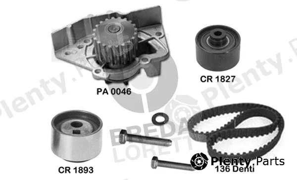 Breda Lorett KPA0102B — Water Pump & Timing Belt Kit