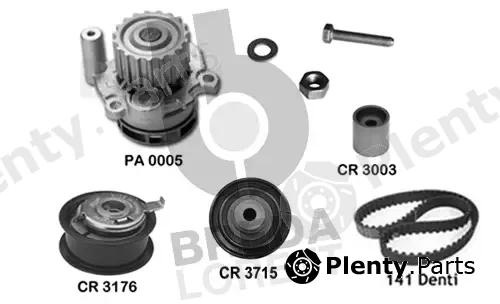 Breda Lorett KPA0050A — Water Pump & Timing Belt Kit