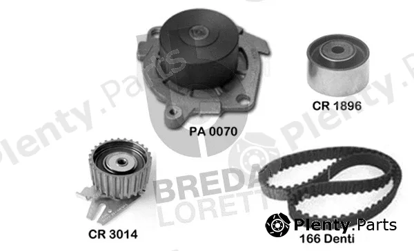 Breda Lorett KPA0594A — Water Pump & Timing Belt Kit