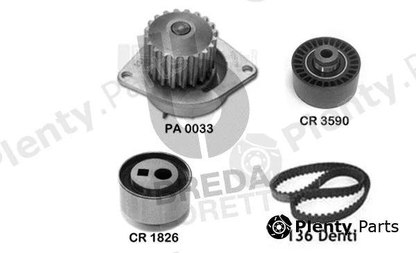 Breda Lorett KPA0609A — Water Pump & Timing Belt Kit