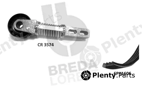 Breda Lorett KCA0044 — V-Ribbed Belt Set