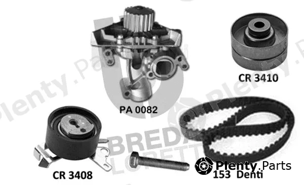 Breda Lorett KPA0788B — Water Pump & Timing Belt Kit