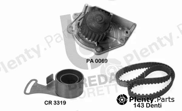 Breda Lorett KPA0411A — Water Pump & Timing Belt Kit