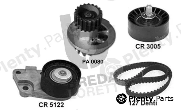 Breda Lorett KPA0190A — Water Pump & Timing Belt Kit