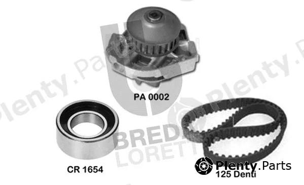 Breda Lorett KPA0586A — Water Pump & Timing Belt Kit