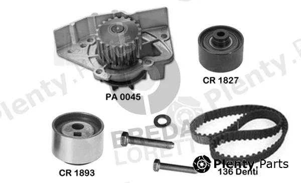 Breda Lorett KPA0102A — Water Pump & Timing Belt Kit
