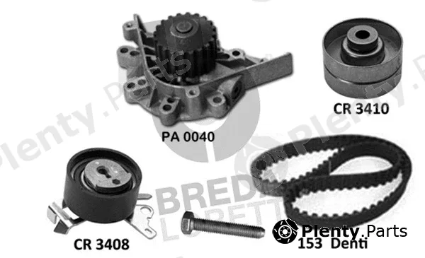 Breda Lorett KPA0788A — Water Pump & Timing Belt Kit