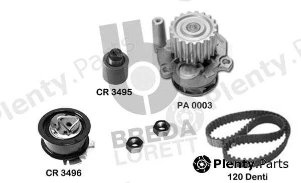 Breda Lorett KPA0584A — Water Pump & Timing Belt Kit