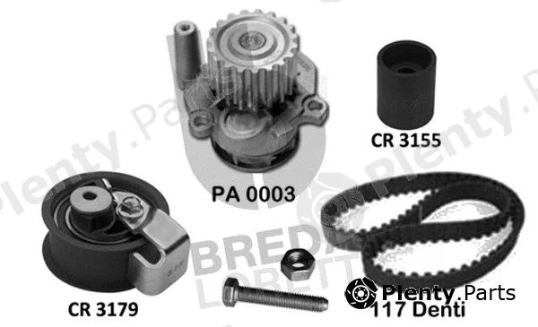 Breda Lorett KPA0769A — Water Pump & Timing Belt Kit