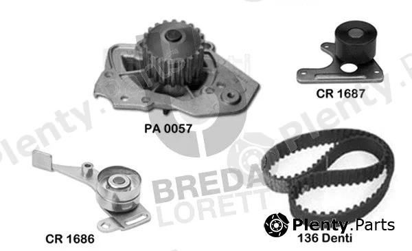 Breda Lorett KPA0116B — Water Pump & Timing Belt Kit