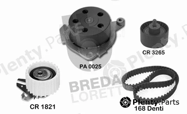 Breda Lorett KPA0096B — Water Pump & Timing Belt Kit
