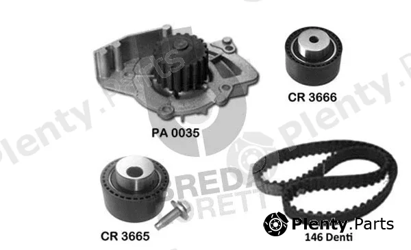 Breda Lorett KPA0733A — Water Pump & Timing Belt Kit