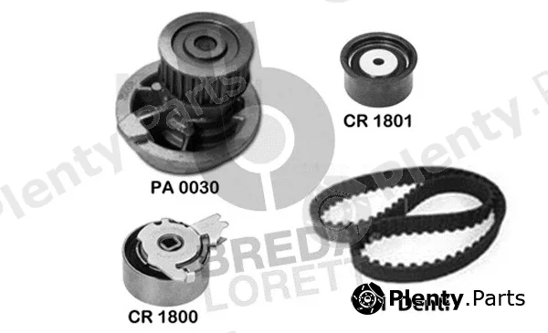 Breda Lorett KPA0368A — Water Pump & Timing Belt Kit