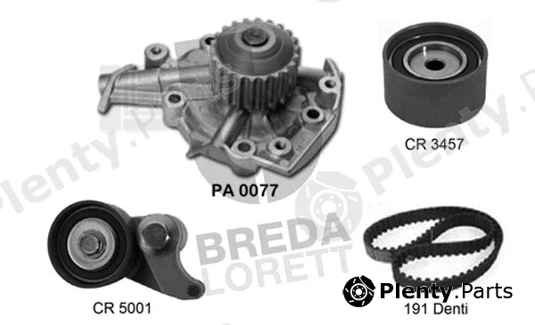 Breda Lorett KPA0206A — Water Pump & Timing Belt Kit