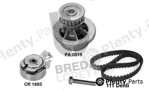 Breda Lorett KPA0019A — Water Pump & Timing Belt Kit
