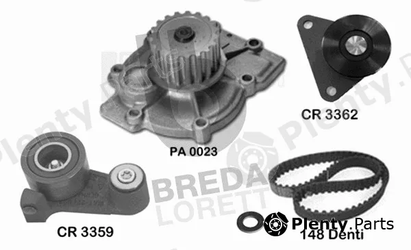 Breda Lorett KPA0401A — Water Pump & Timing Belt Kit