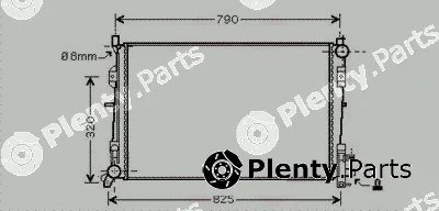 Allmakes 5142488 — Radiator, engine cooling