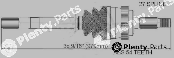 Allmakes 4720380 — Propshaft, axle drive