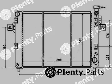 Allmakes 52079425AC — Radiator, engine cooling