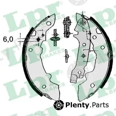 LPR 04320 — Brake Shoe Set
