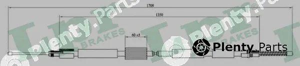 LPR C0003B — Cable Pull, parking brake