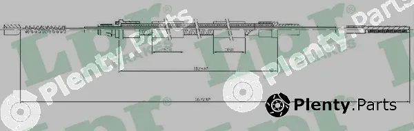 LPR C0931B — Cable Pull, parking brake