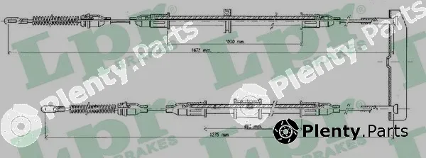LPR C0569B — Cable Pull, parking brake