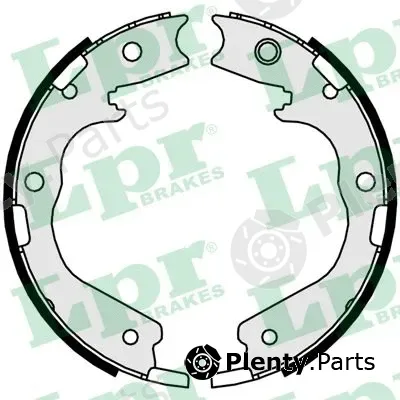 LPR 01078 — Brake Shoe Set, parking brake