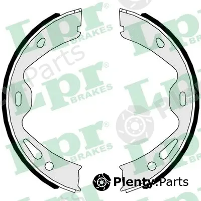 LPR 01119 — Brake Shoe Set, parking brake
