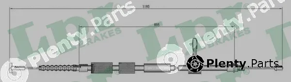 LPR C0016B — Cable Pull, parking brake