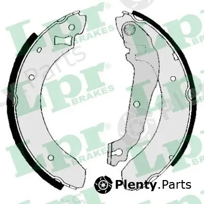 LPR 01380B — Brake Shoe Set