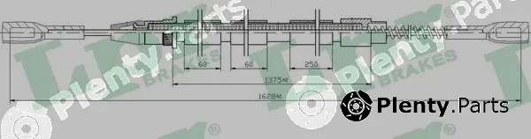 LPR C0797B — Cable Pull, parking brake