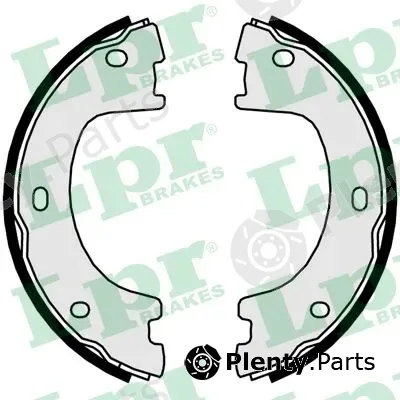 LPR 01056 — Brake Shoe Set, parking brake