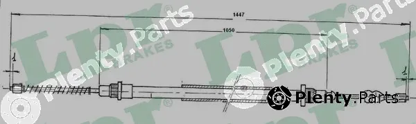 LPR C0745B — Cable Pull, parking brake