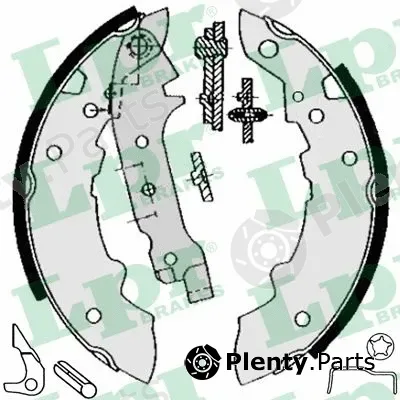 LPR 04471 — Brake Shoe Set