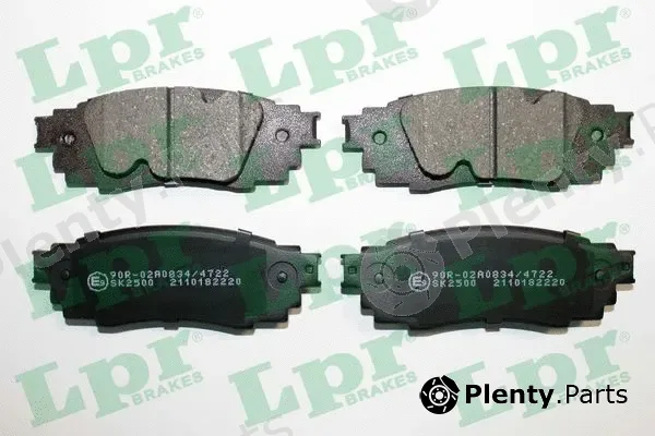 LPR 05P2220 — Brake Pad Set, disc brake
