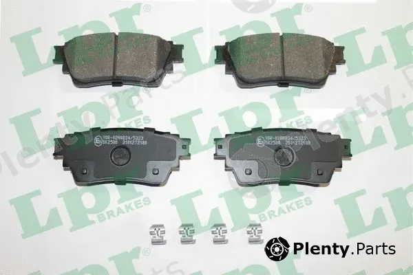LPR 05P2180 — Brake Pad Set, disc brake
