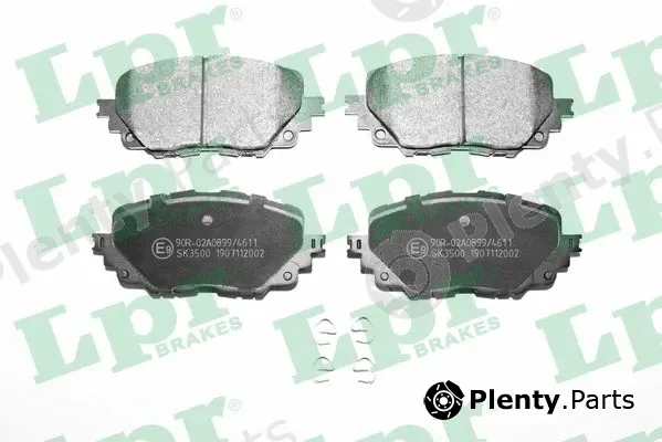 LPR 05P2002 — Brake Pad Set, disc brake