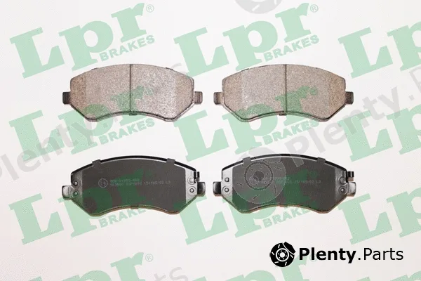 LPR 05P1005 — Brake Pad Set, disc brake