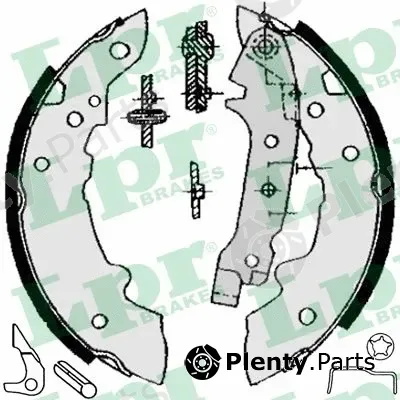 LPR 04321 — Brake Shoe Set