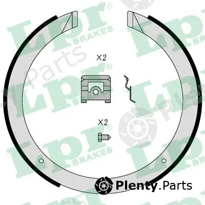 LPR 01098 — Brake Shoe Set, parking brake