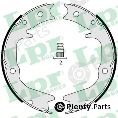 LPR 08920 — Brake Shoe Set, parking brake