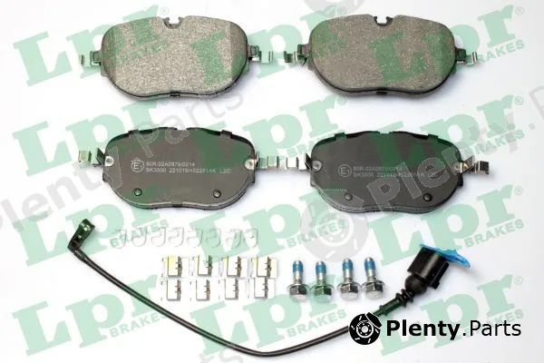 LPR 05P2261AK — Brake Pad Set, disc brake