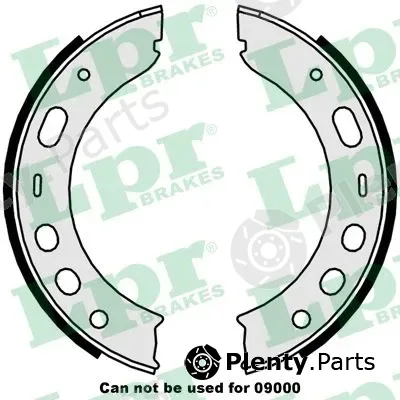 LPR 09510 — Brake Shoe Set, parking brake