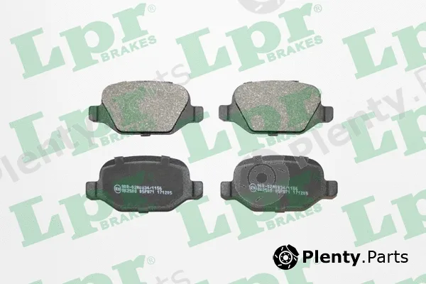 LPR 05P871 — Brake Pad Set, disc brake