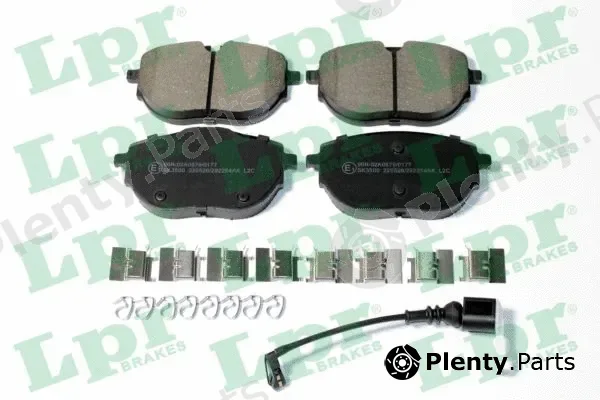 LPR 05P2254AK — Brake Pad Set, disc brake