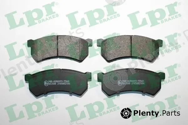 LPR 05P2186 — Brake Pad Set, disc brake