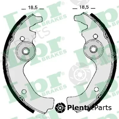LPR 00670 — Brake Shoe Set