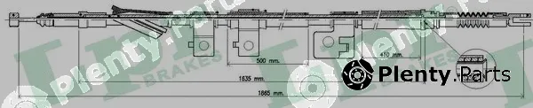 LPR C0310B — Cable Pull, parking brake
